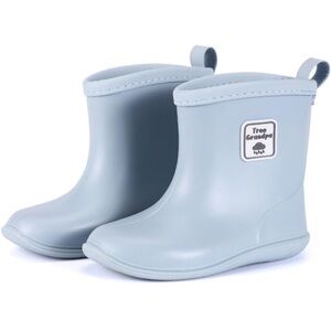 Tree Grandpa Light Blue Rain Boots